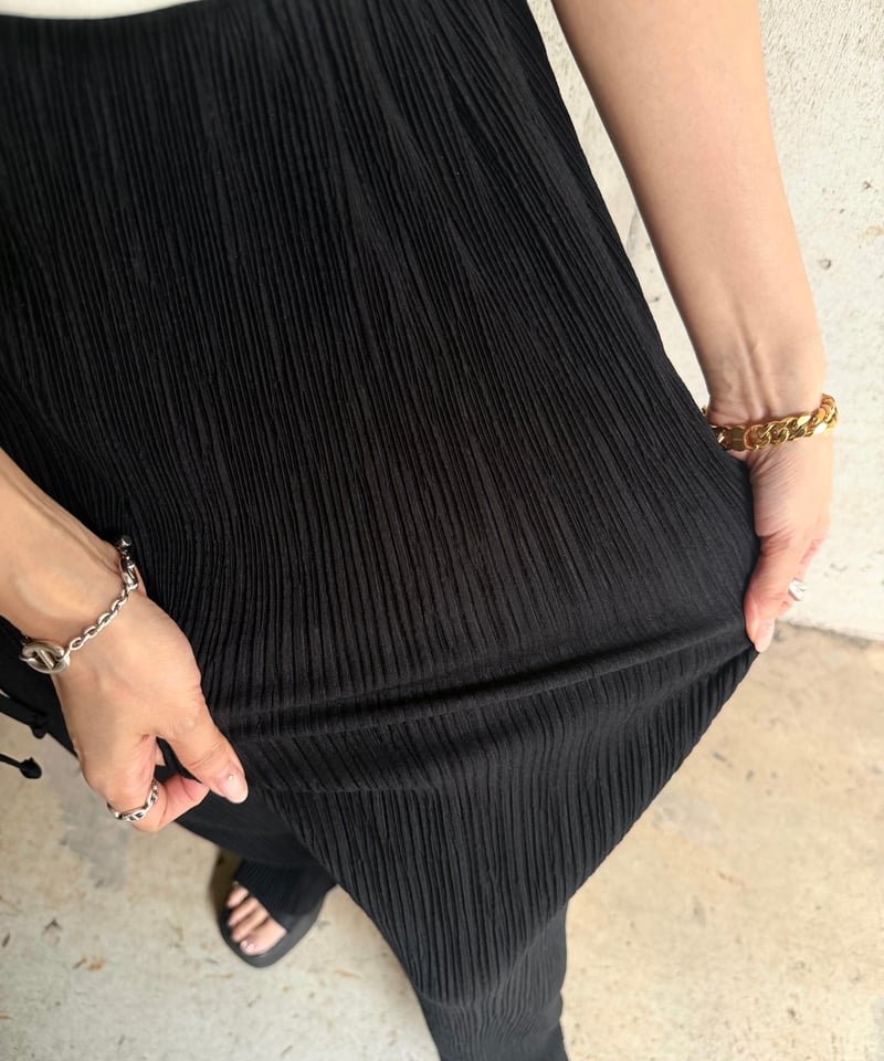 Pleats ストレートパンツ | Admance Online Store