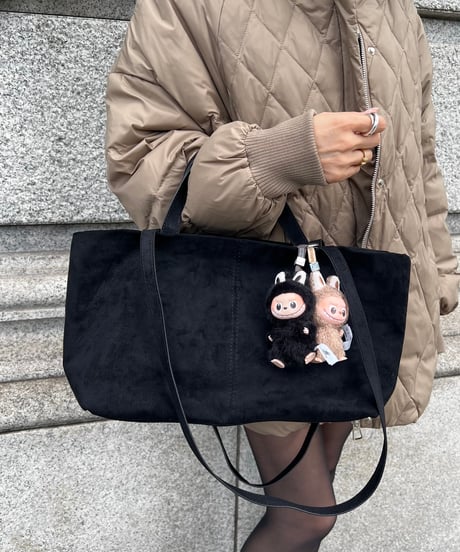 2Way Suede Tote Bag