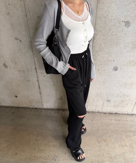 Slit ワイドパンツ