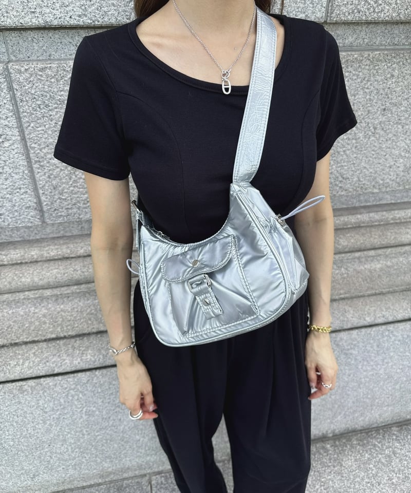 バッグ drape leather 2way shoulder bag DEVICE ショルダーバッグ 「犬飼京×DEVICE」metal plate 2way