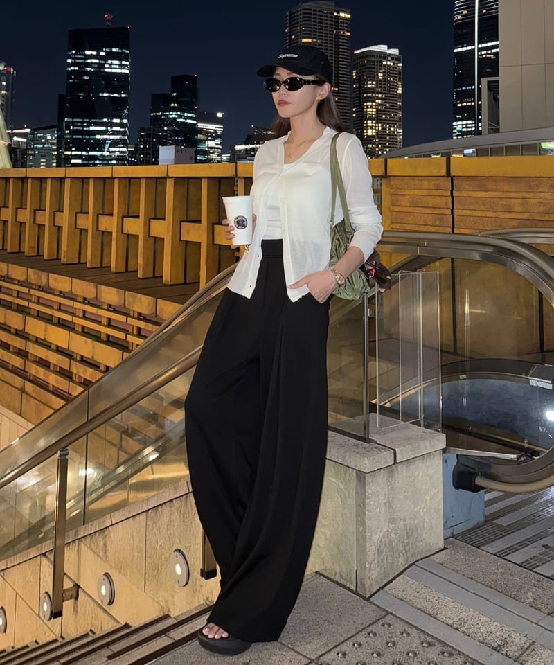 su_do easy wide tuck pt ワイドパンツ Easy Tuck Wide PT | Admance Online Store