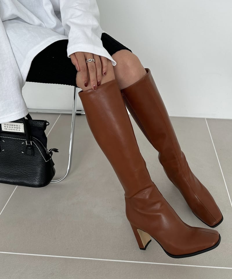 Square Toe Long Boots | Admance Online Store