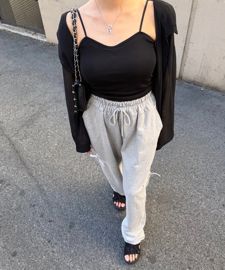Basic パッド付きキャミソール