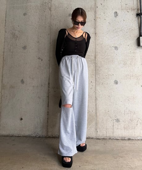 Slit ワイドパンツ