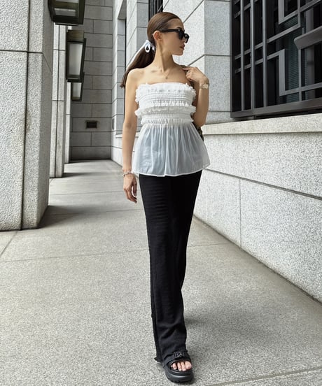 Bare Peplum トップス