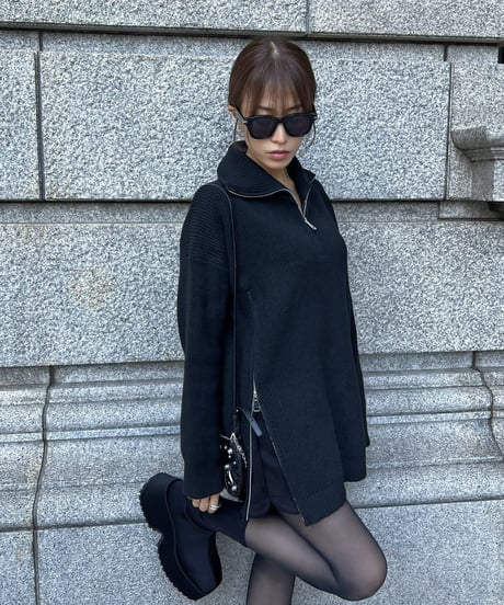 W Zip Turtle Tunic