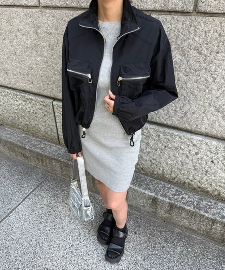Zip Pocket ブルゾン