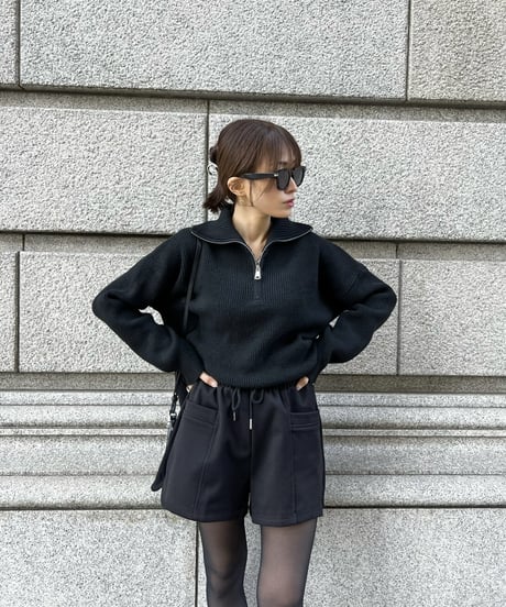 W Zip Turtle Tunic