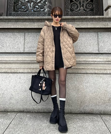 2Way Suede Tote Bag