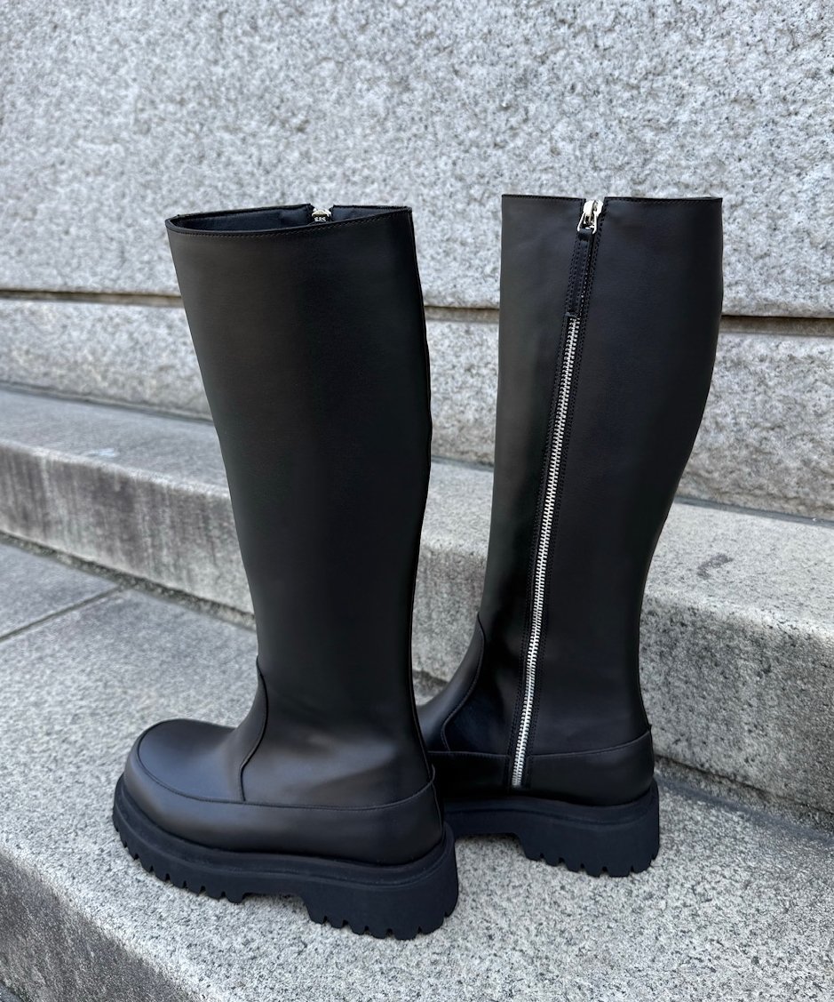 Side Zip Long Boots | Admance Online Store