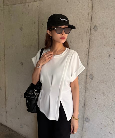 Pintuck Slit Tシャツ