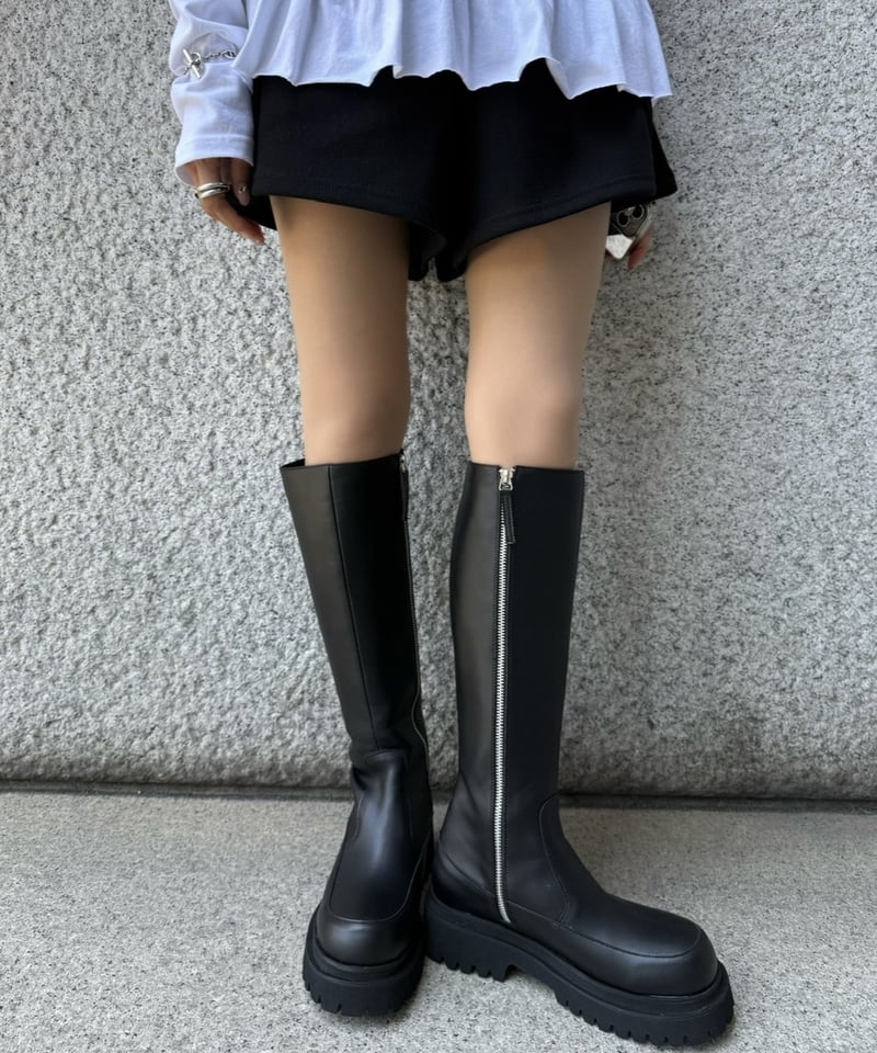 Side Zip Long Boots | Admance Online Store