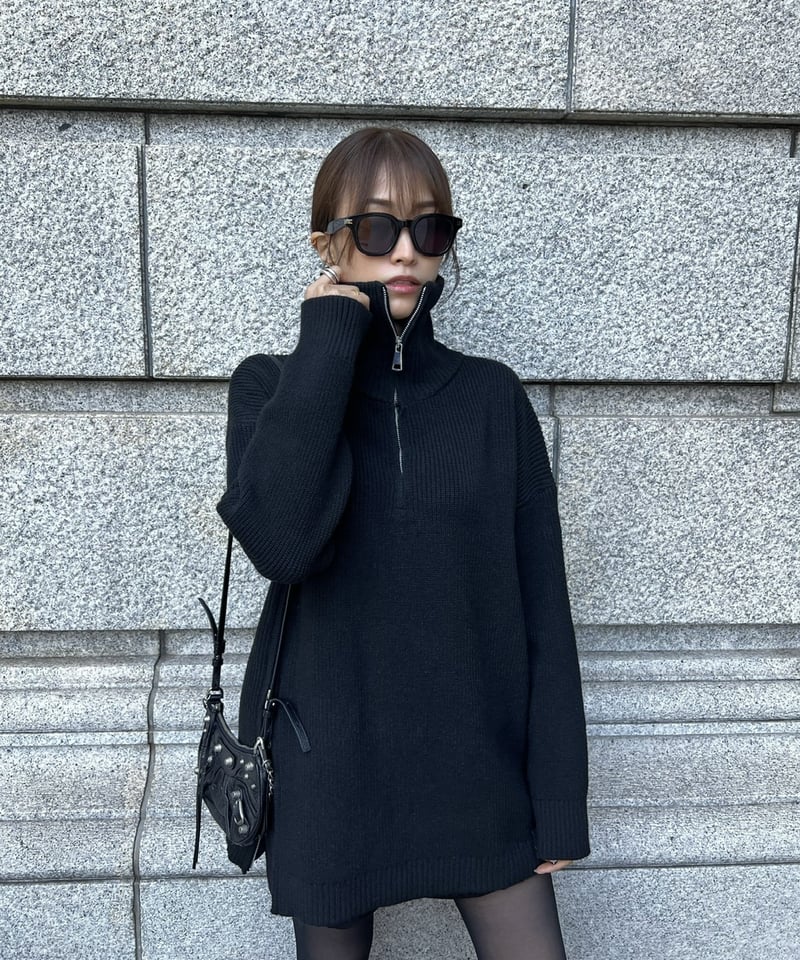 W Zip Turtle Tunic | Admance Online Store