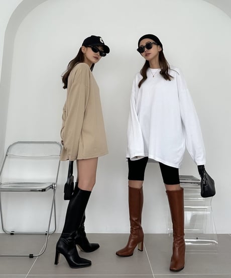 Square Toe Long Boots