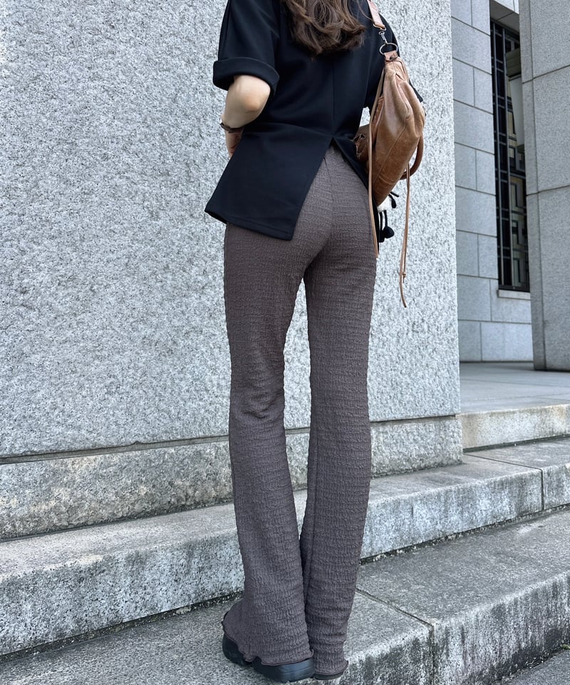 Shirring Boot Cut PT | Admance Online Store