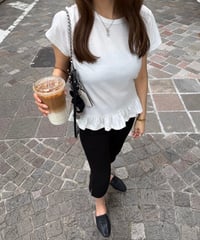 Basic Peplum Tシャツ