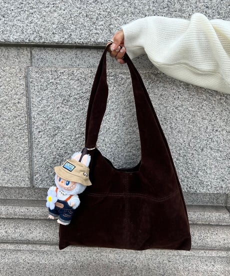 Suede Pouch Set Bag