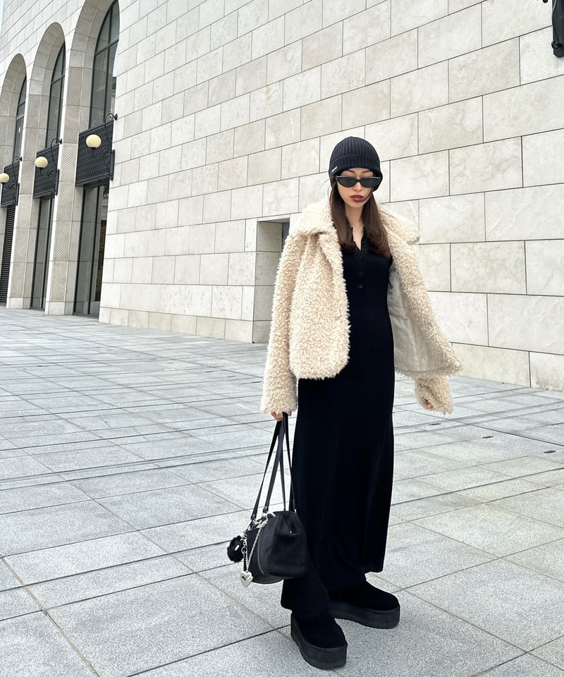 Long Rib Knit Op | Admance Online Store