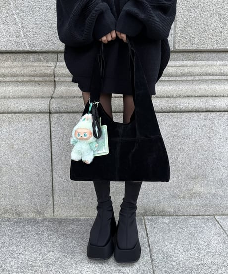 Suede Pouch Set Bag