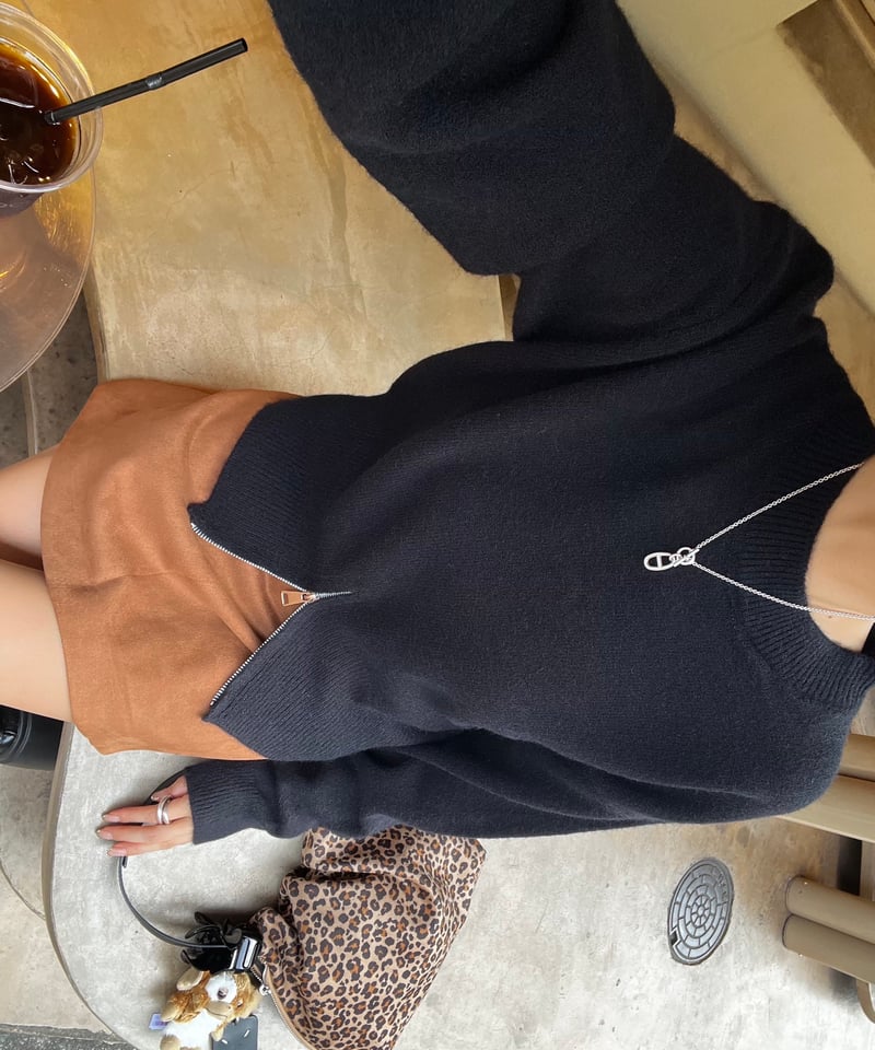 Front Zip Knit Tops | Admance Online Store