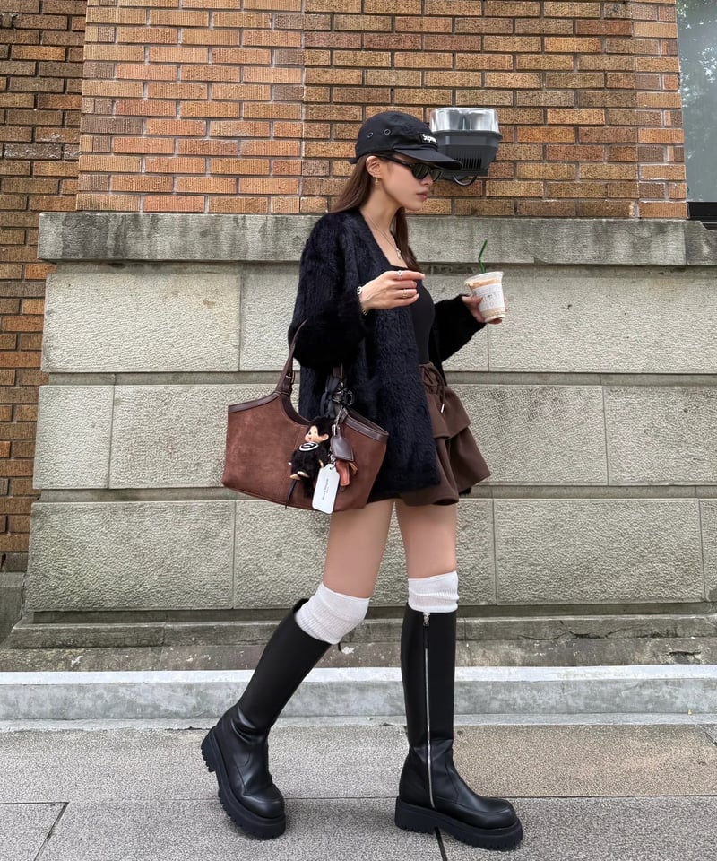 ほぼ未使用】 INNAT SUEDE TOTE BAG スエードトートバッグ SUEDE TOTE