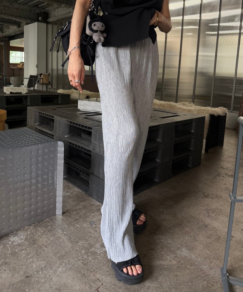 PLEATS PLEASE ストレートパンツ Pleats ストレートパンツ | Admance Online Store