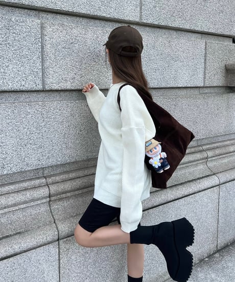 Suede Pouch Set Bag
