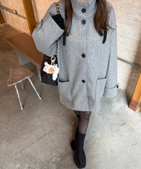 Stand Collar Wool CT