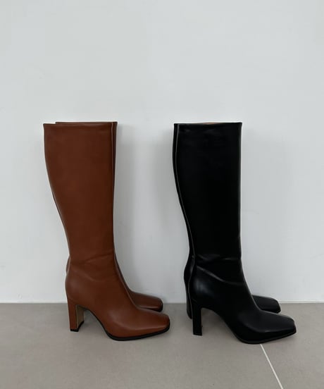Square Toe Long Boots
