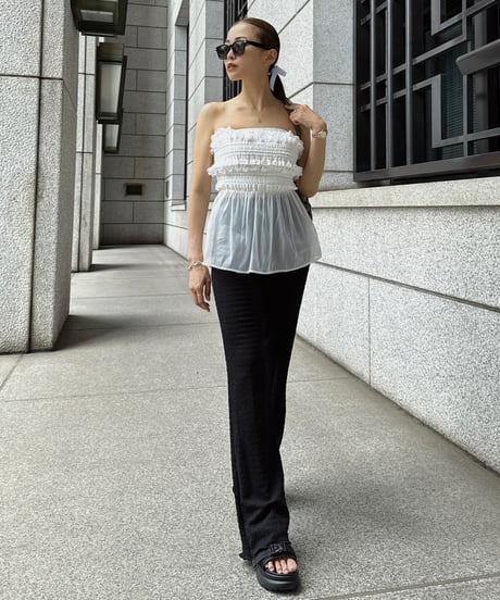 Bare Peplum トップス