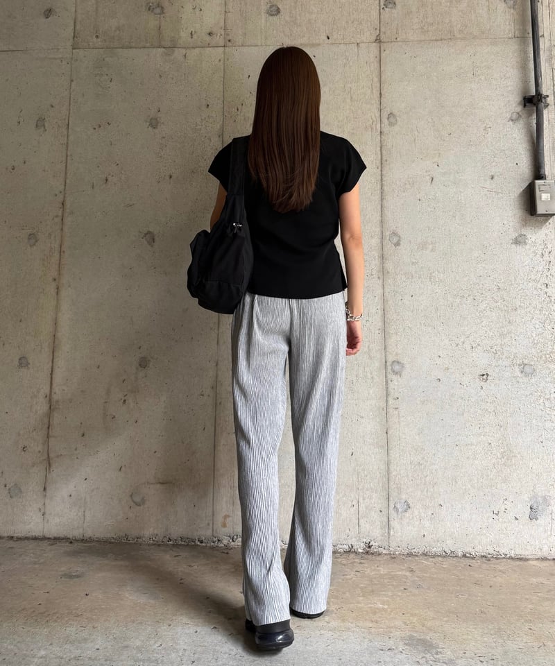 Pleats ストレートパンツ | Admance Online Store