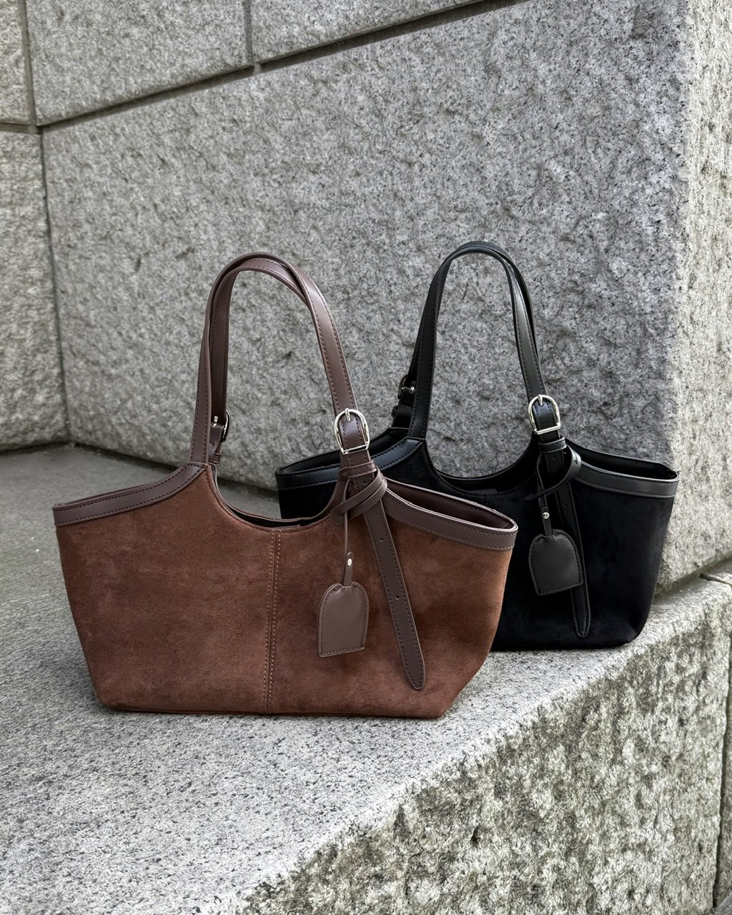 ほぼ未使用】 INNAT SUEDE TOTE BAG スエードトートバッグ SUEDE TOTE