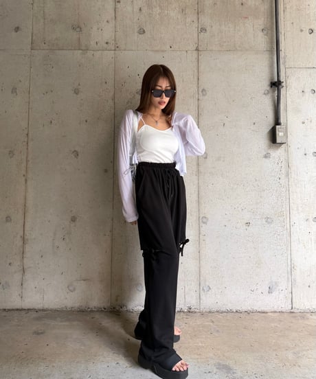 Side Slit ワイドパンツ