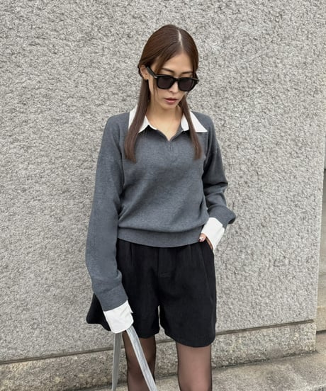 Bicolor Layered Knit