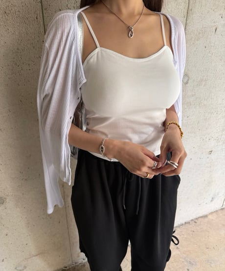 Basic パッド付きキャミソール