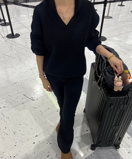V Neck Flare Set Up