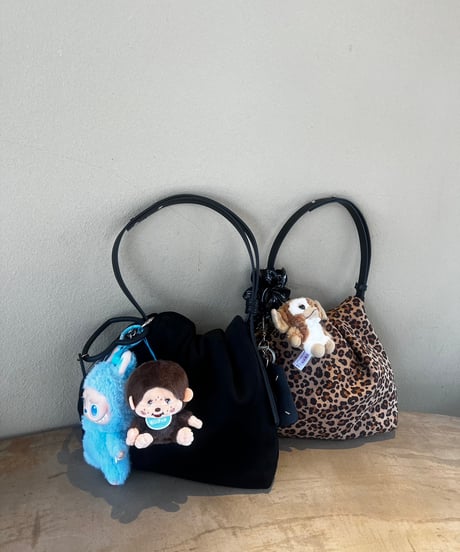 Round Fake Suede Bag