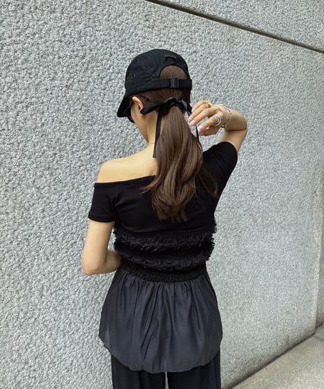 Bare Peplum トップス