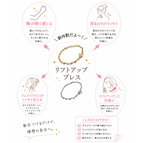 リフトアップブレス【マンテルチェーンタイプ】
