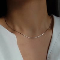 Highリフトアップネックレス【スネークチェーン】 | elicagioia