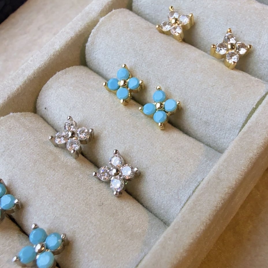 リフトアップピアス【フラワー】 | elicagioia