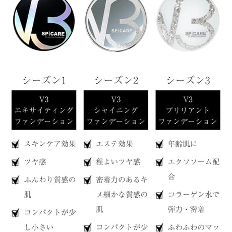 Ｖ３シャイニングファンデーション