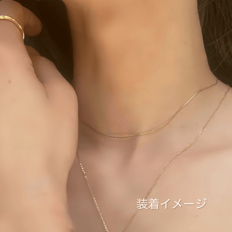 Highリフトアップパールネックレス【ケーブルチェーン】