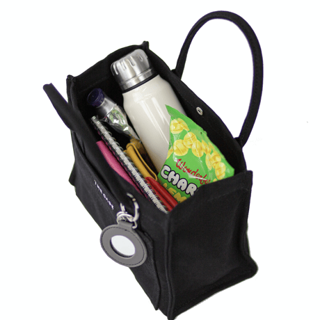 財布、スマホ、ポーチ、ペットボトルがちょうど収まるサイズ DAILY MILLER TOTE mini