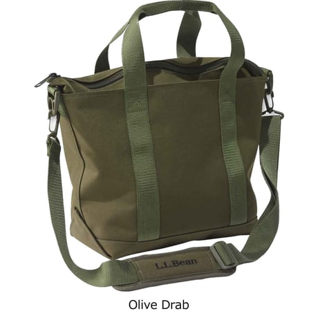 (エルエルビーン)L.L.Bean ハンターズ・トート・バッグ、ジップ・トップ　ショルダー・ストラップ付き ラージ