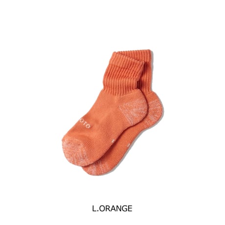 (ロトト)ROTOTO EVERYDAY PILE MINI CREW SOCKS R1520