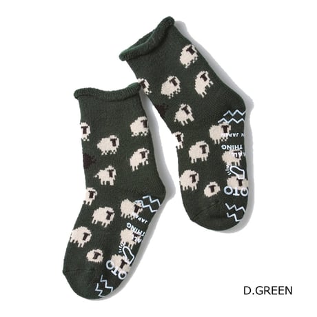(ロトト)ROTOTO PILE ROOM SOCKS ”SHEEP” R1559