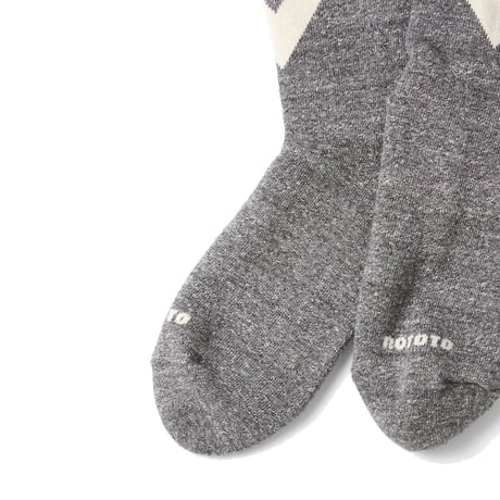 (ロトト)ROTOTO RAFFY SWEAT SOCKS ”ZIG ZAG ” R1554