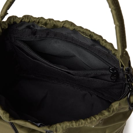 (ニューエラ)NEW ERA 2WAY ドローストリング ポーチ 3L ナイロンツイル オリーブ