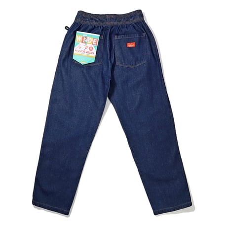 (クックマン)Cookman シェフパンツ セミワイド Chef Pants Semiwide Denim Navy
